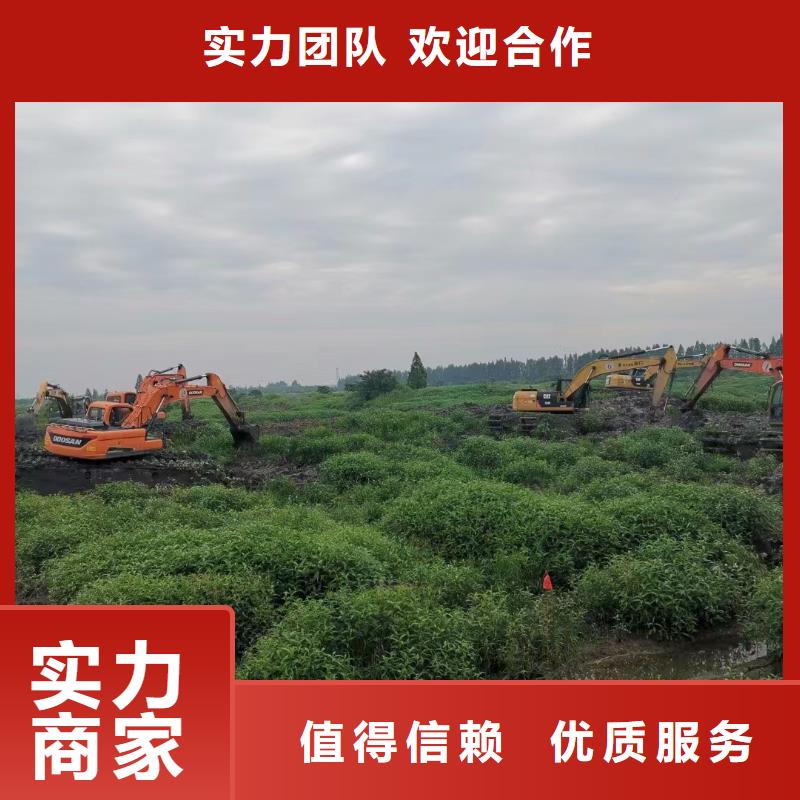 水陆挖掘机,【水路两用勾机出租】正规团队欢迎询价