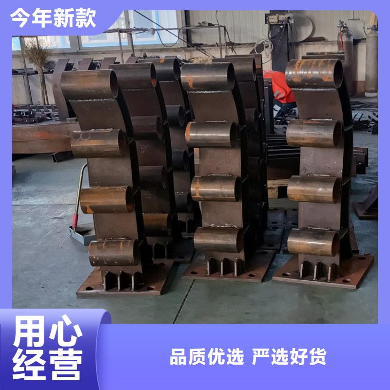 桥梁护栏立柱防撞护栏立柱原料层层筛选一个起售