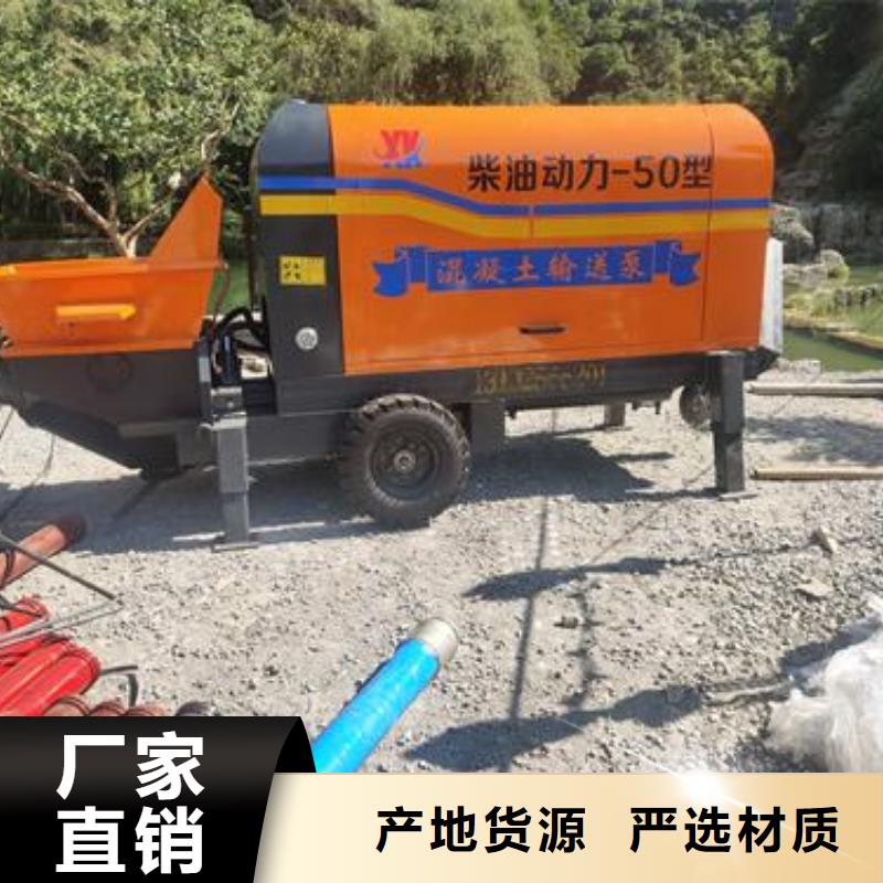 小型混凝土泵混凝土输送泵客户满意度高颜色尺寸款式定制