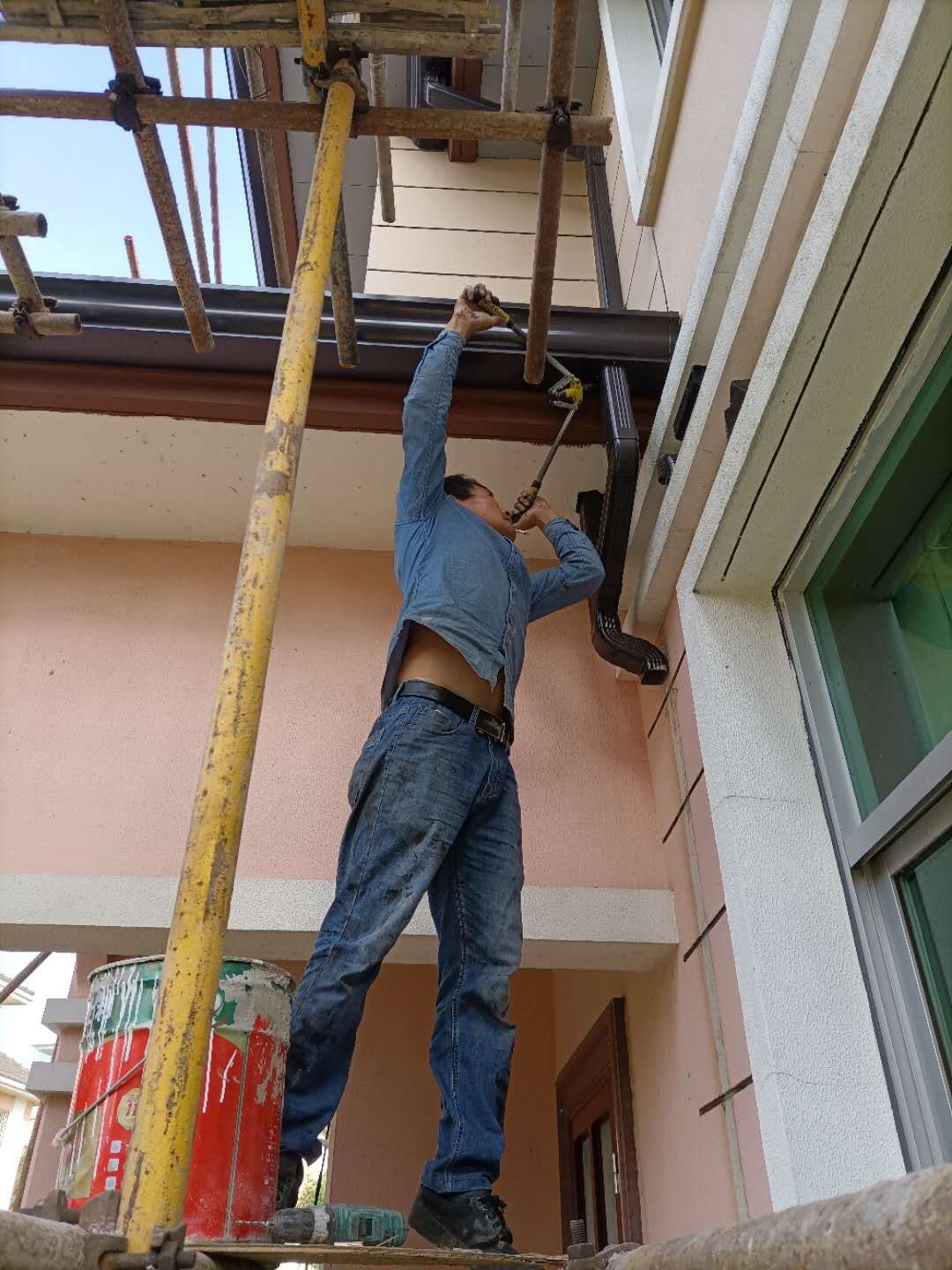 别墅铝合金雨水槽厂家直供大品牌值得信赖