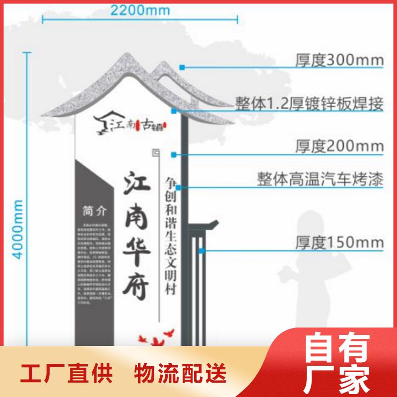 户外仿古村牌烤漆导视牌厂家报价行业优选