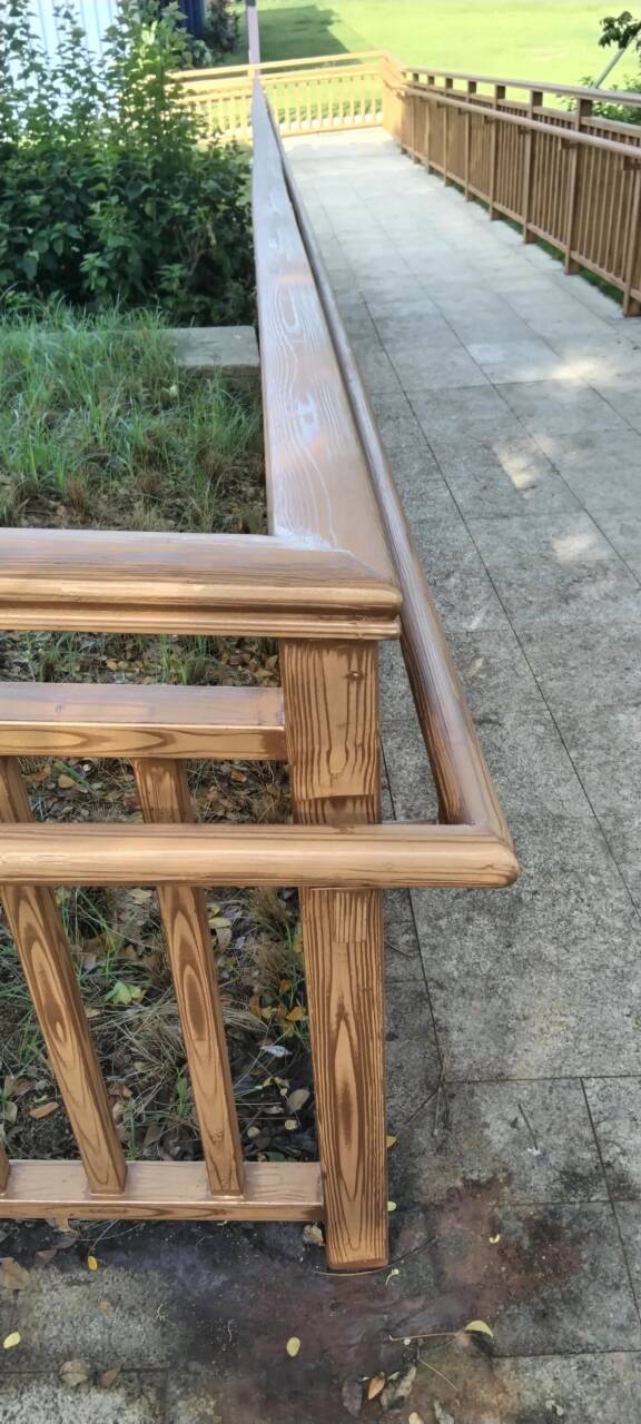 不锈钢仿木纹漆，长廊花架木纹漆，水性木纹漆全包施工价格