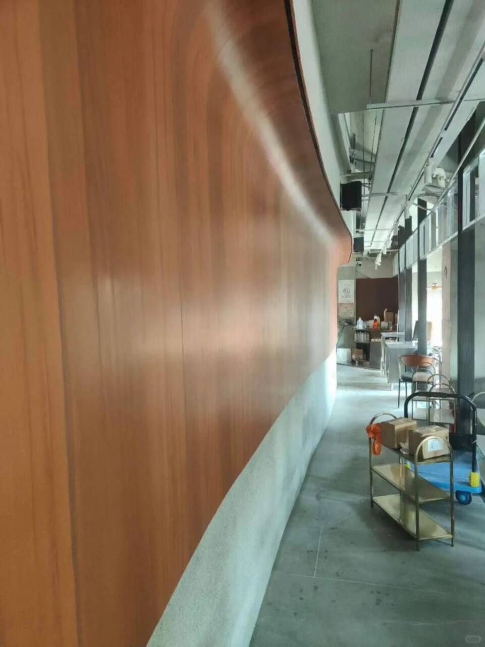 廊架长廊木纹漆包工包料多少钱