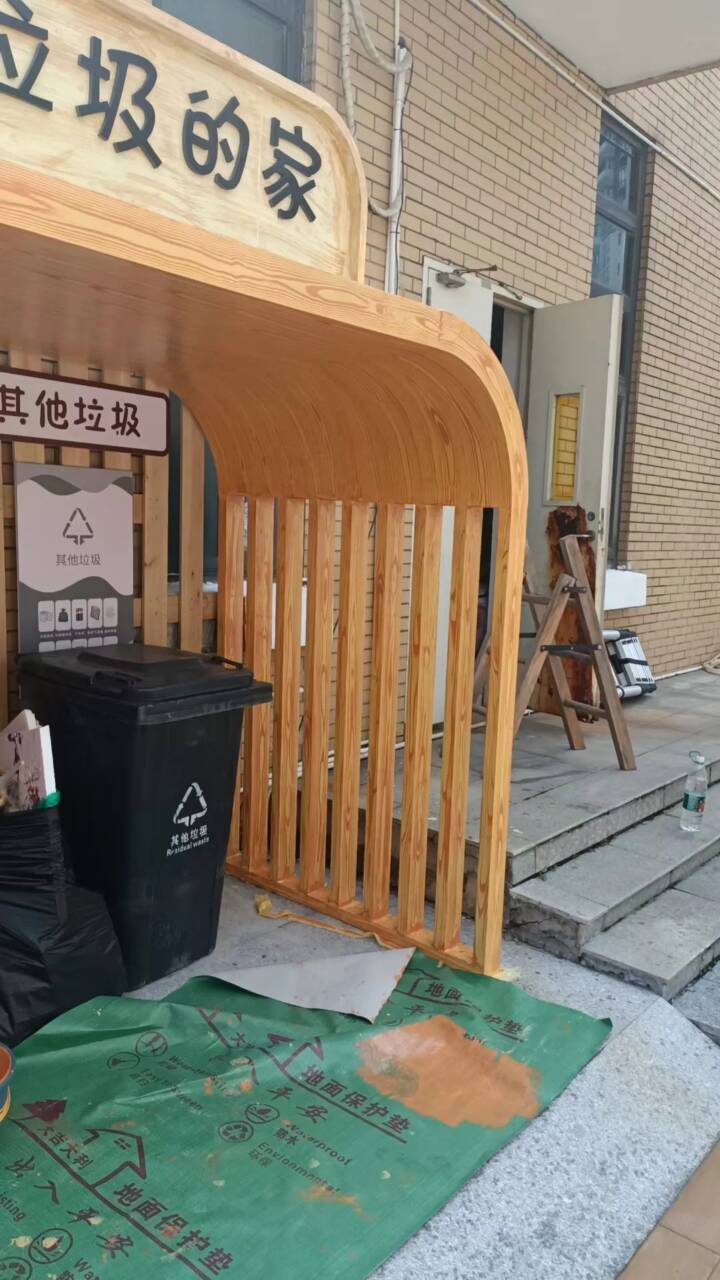 仿古园林建筑木纹漆厂家施工