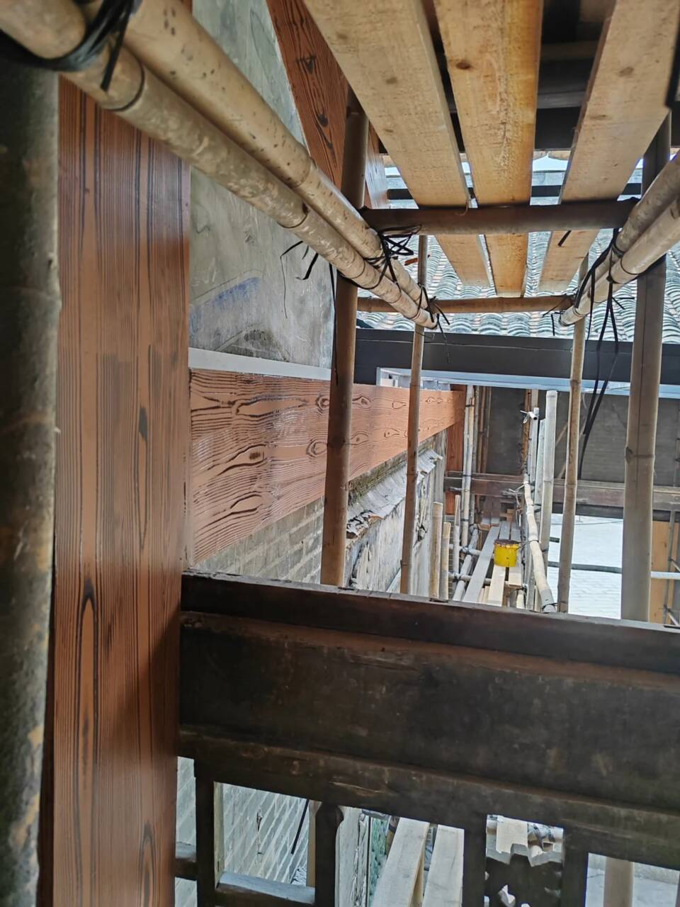 仿古园林建筑木纹漆厂家批发