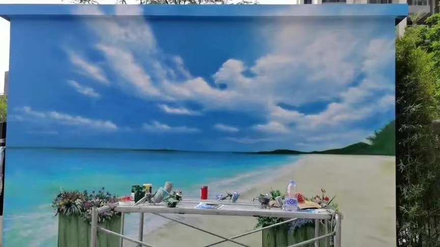 外墙彩绘手绘墙绘画涂鸦公司