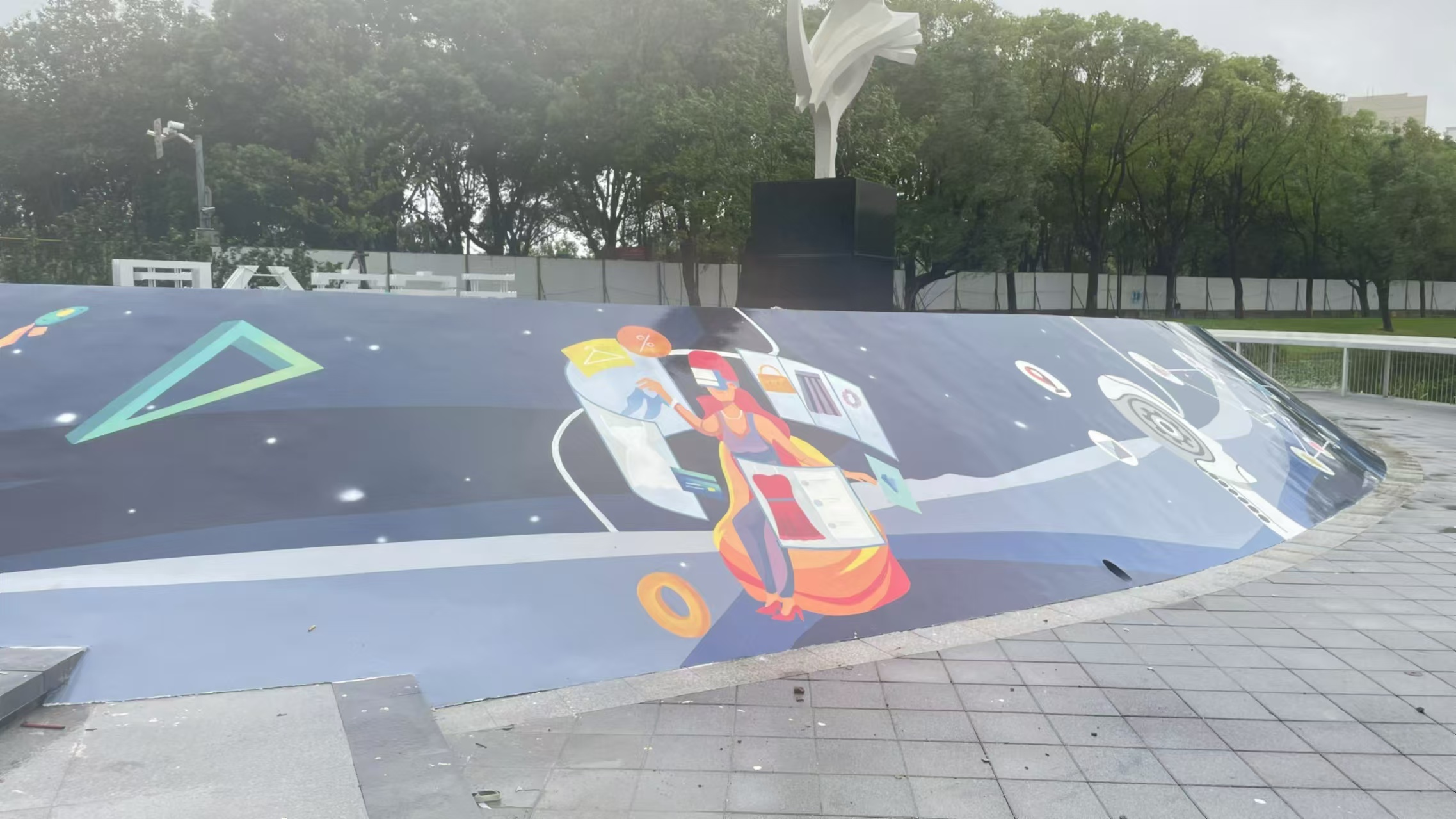 外墙彩绘手绘墙绘画公司