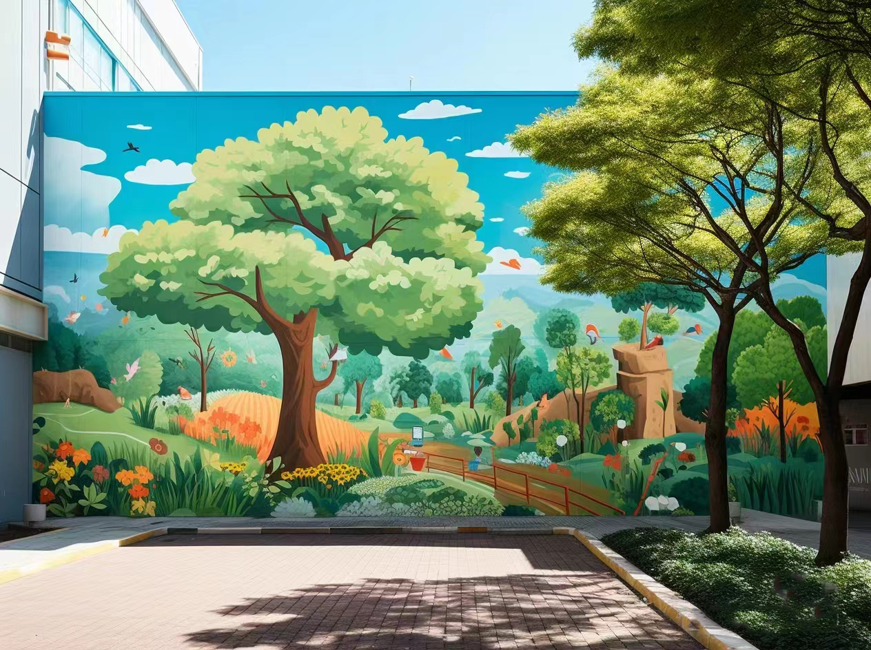 墙体彩绘墙面彩绘手绘工作室