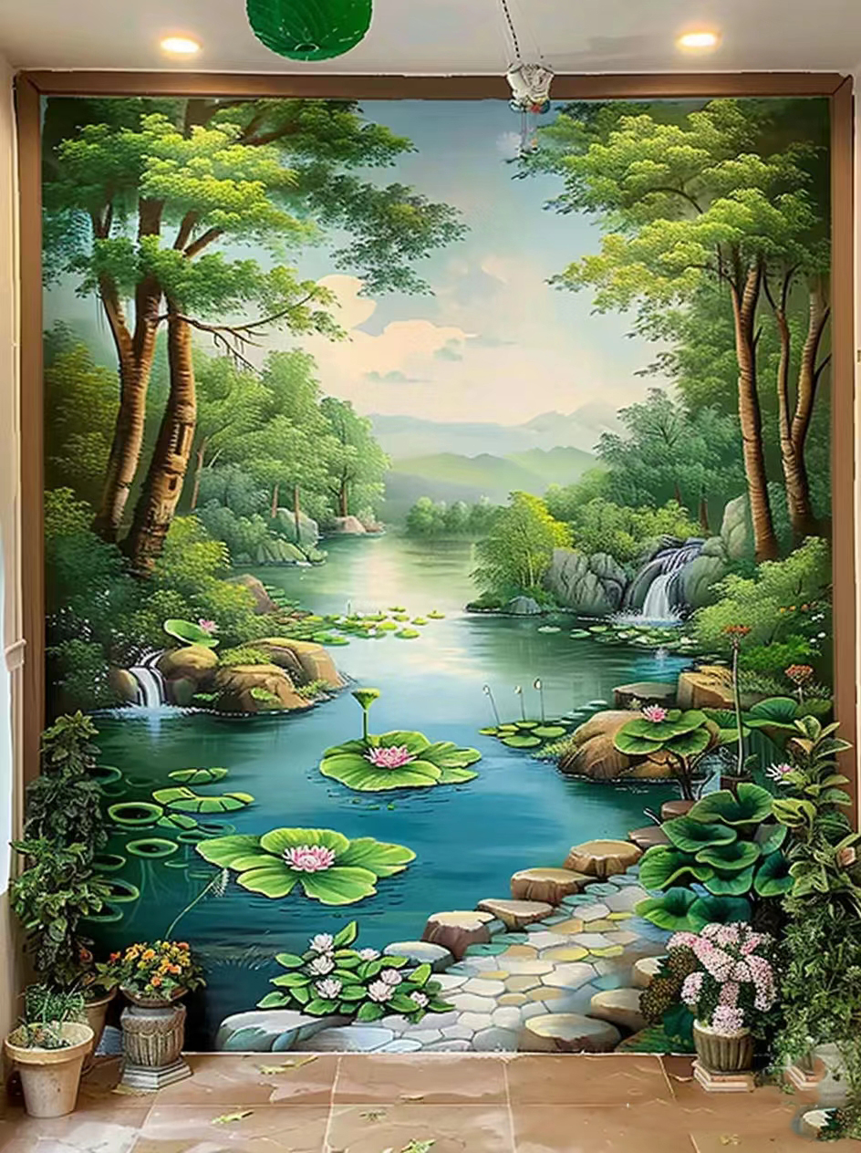扬州宝应邗江幼儿园彩绘手绘墙壁画工作室