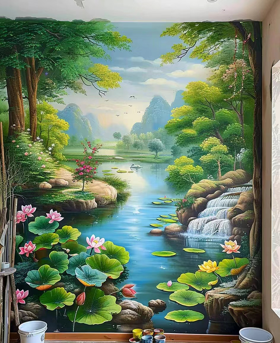 墙绘壁画墙体彩绘涂鸦团队