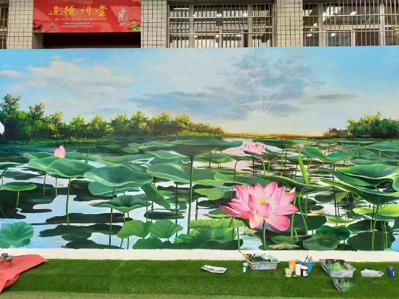 高标农田瓷砖壁画定制工作室
