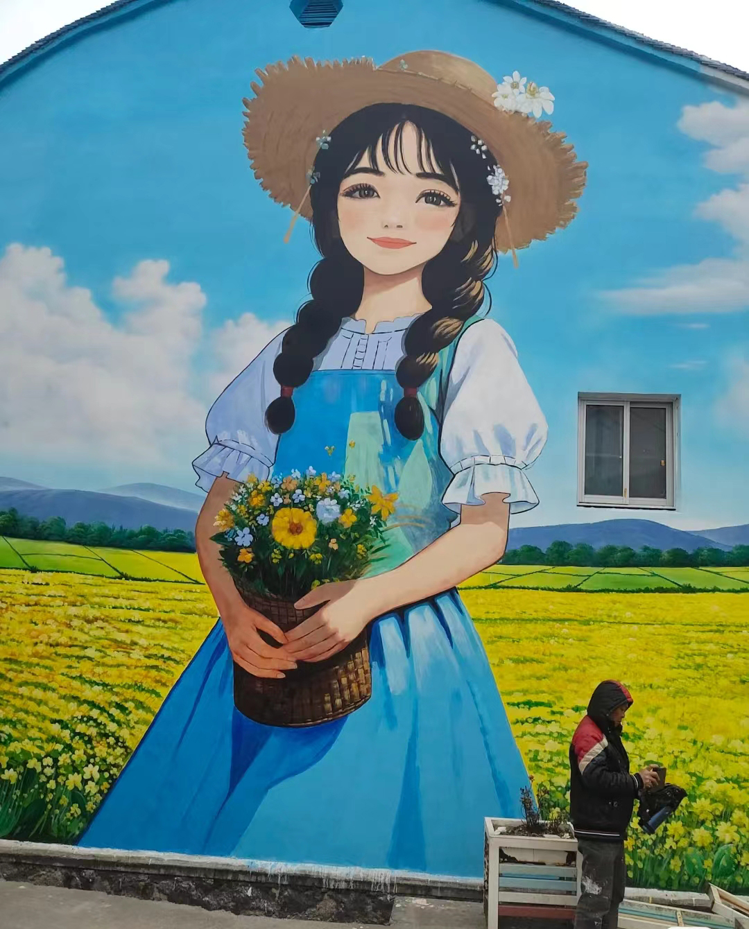 贺州富川乡村振兴墙绘手绘墙绘画团队