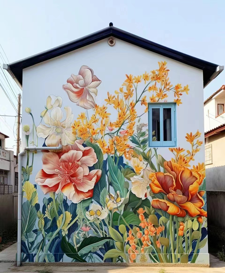 墙面彩绘墙体手绘壁画师团队