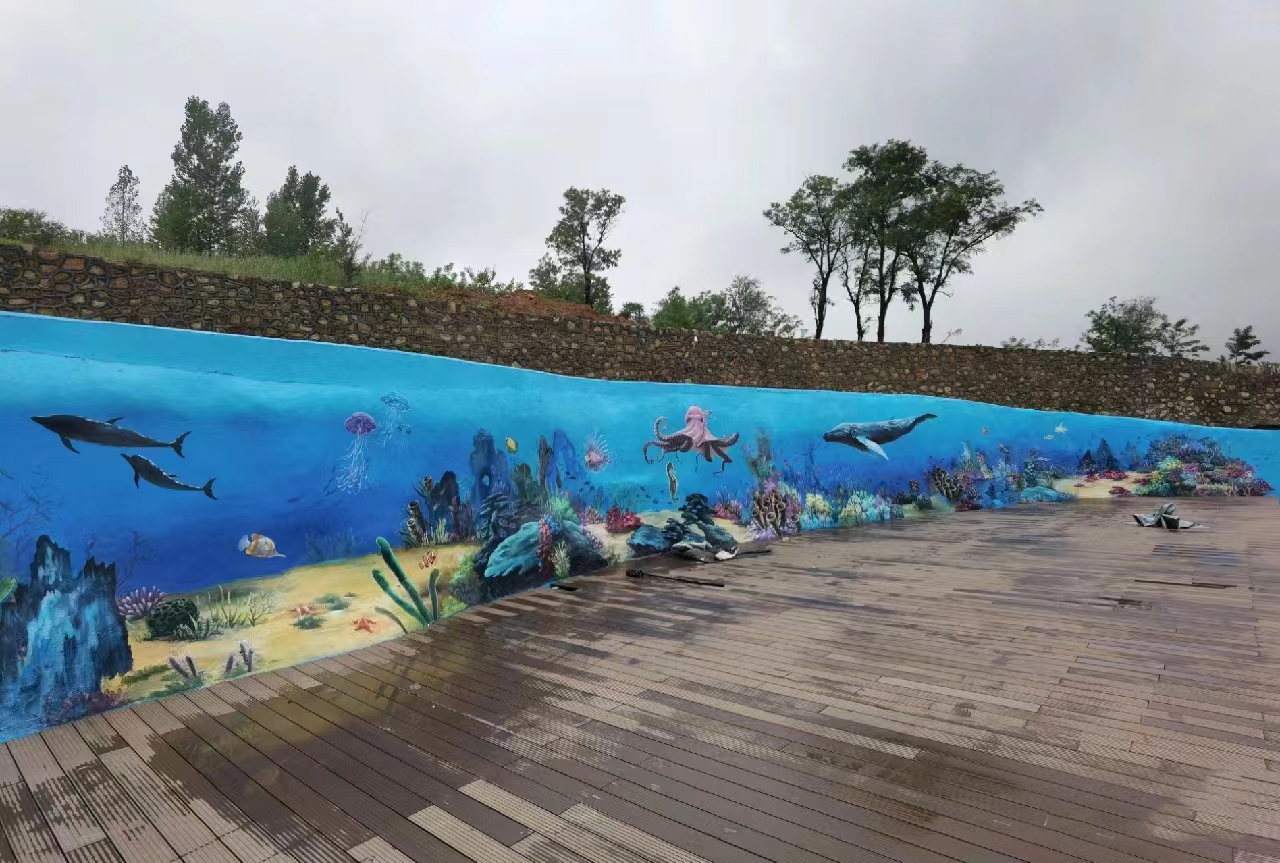 乐山墙绘手绘墙壁画涂鸦团队