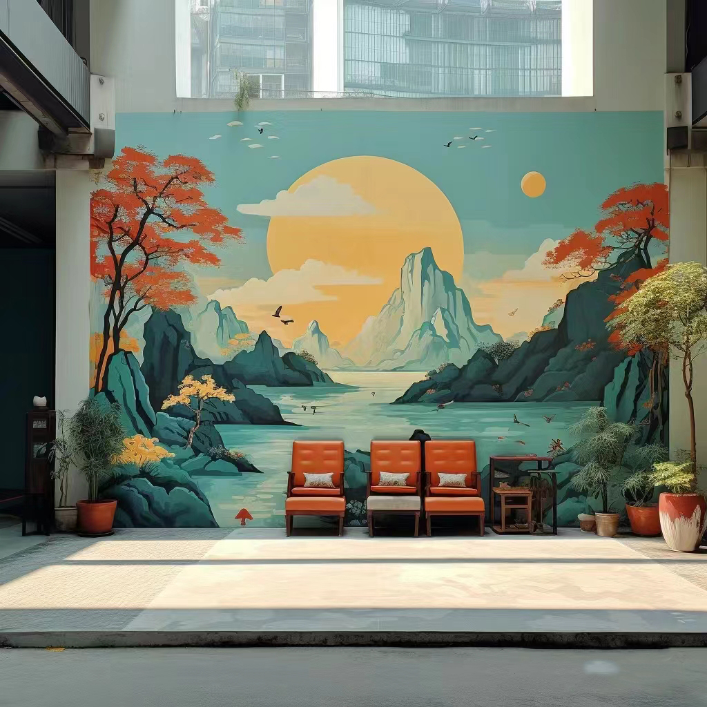 壁画彩绘手绘涂鸦绘画工作室