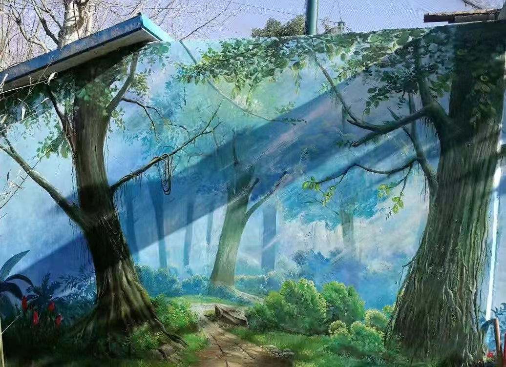 幼儿园彩绘手绘墙绘画专业公司
