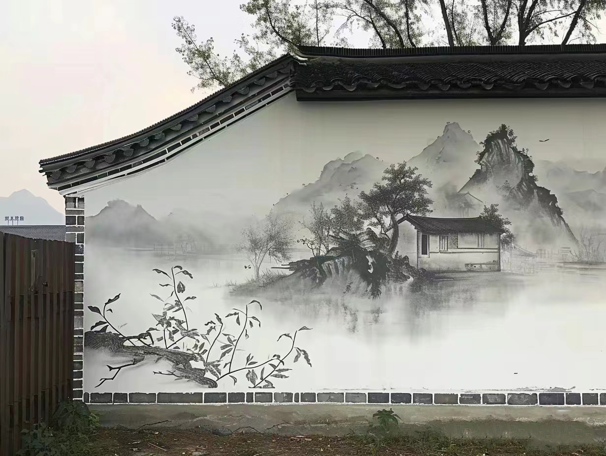 美丽乡村振兴彩绘墙绘团队