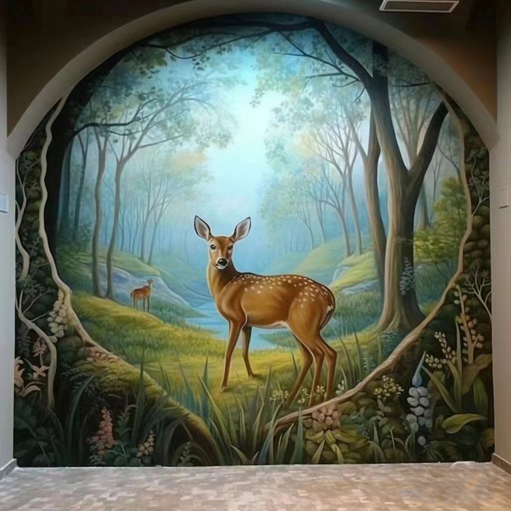 贞丰望谟文化墙彩绘手绘墙绘画工作室